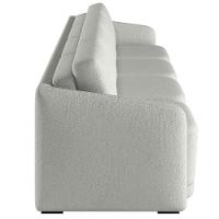 Sofá Cama Para Sala De Estar 4 Lugares 356cm Montserrat K01 Linho Cinza - Lyam Decor - 7