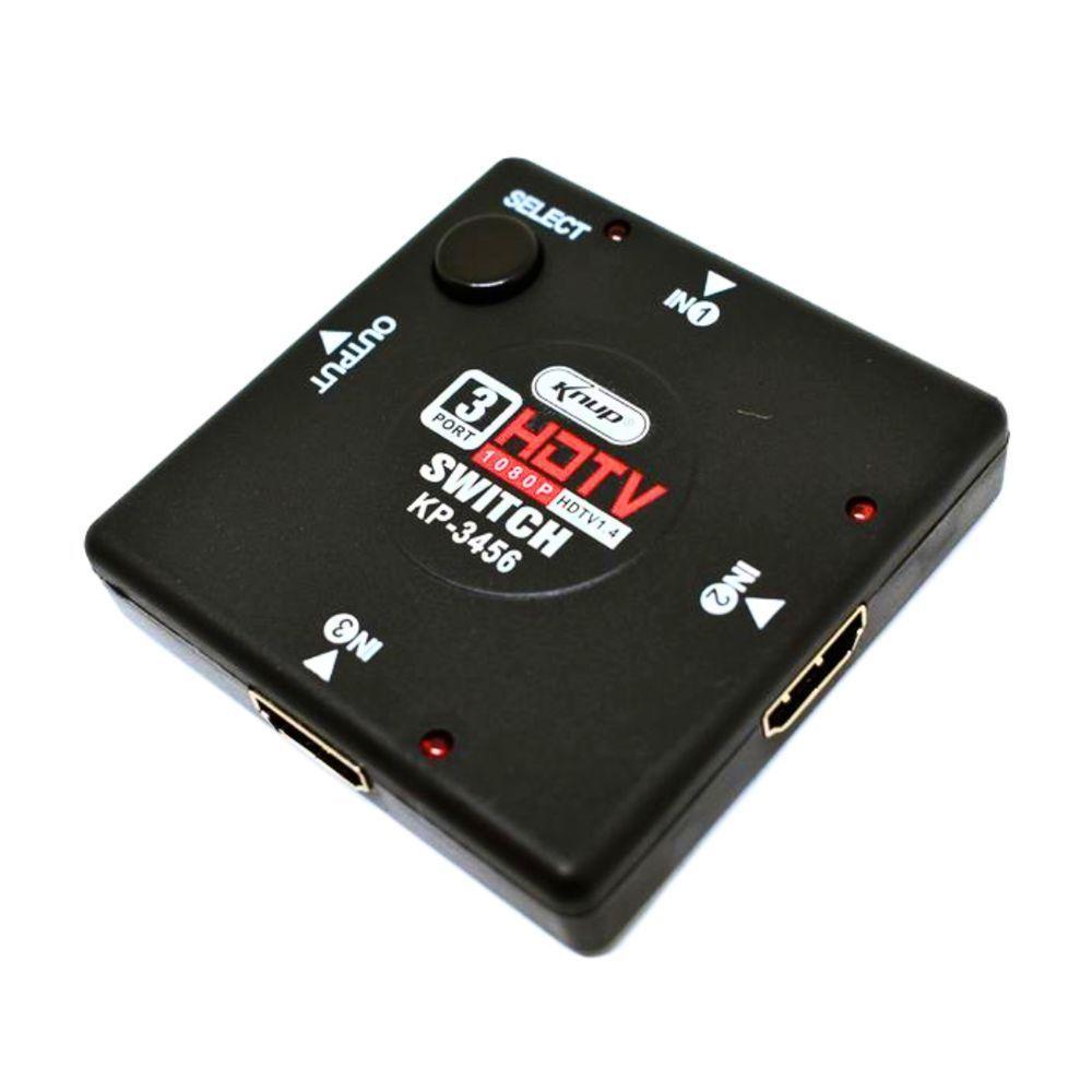 Switch Hdmi 3 Entrada 1 Saida Xc-hub-hdmi - 1