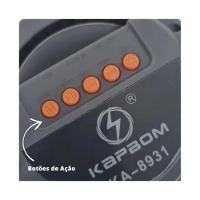 Caixa De Som 10w Com Led Rgb Luz De Ritmo Ka-8931 - 2