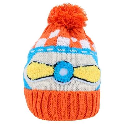Touca Gorro Infantil Laranja Aviador Colorida Tamanho único