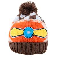 Touca Gorro Infantil Marrom Aviador Colorida Tamanho único - 1