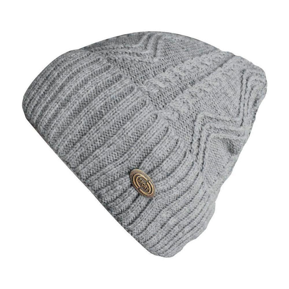 Touca Gorro Adulto Peluciada Cinza Tamanho único - 1