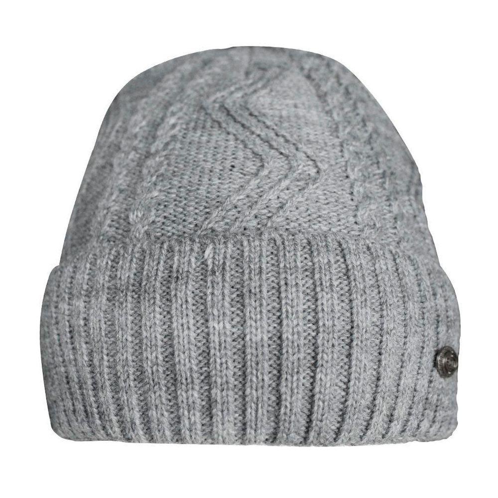 Touca Gorro Adulto Peluciada Cinza Tamanho único - 3