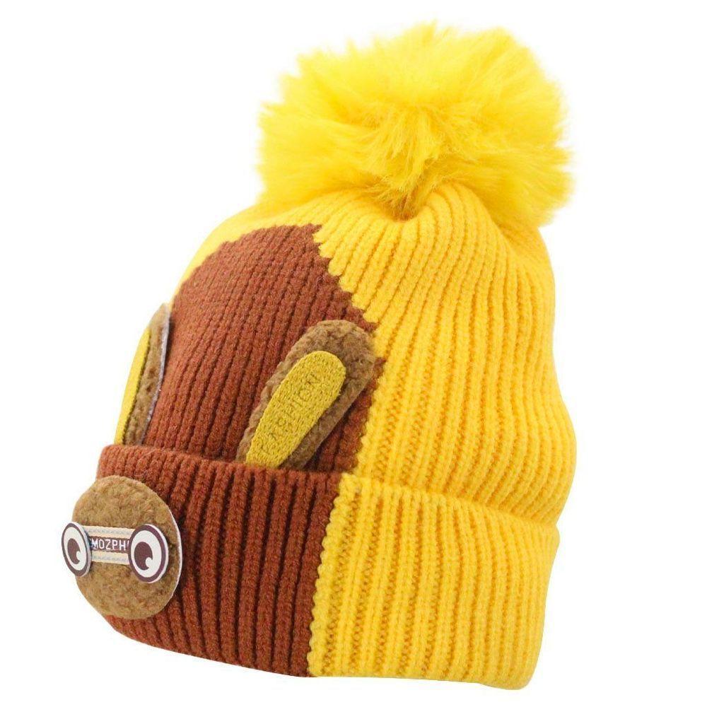 Touca Gorro Infantil Amarela Coelhinho Tamanho único - 4