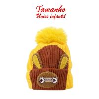 Touca Gorro Infantil Amarela Coelhinho Tamanho único - 6