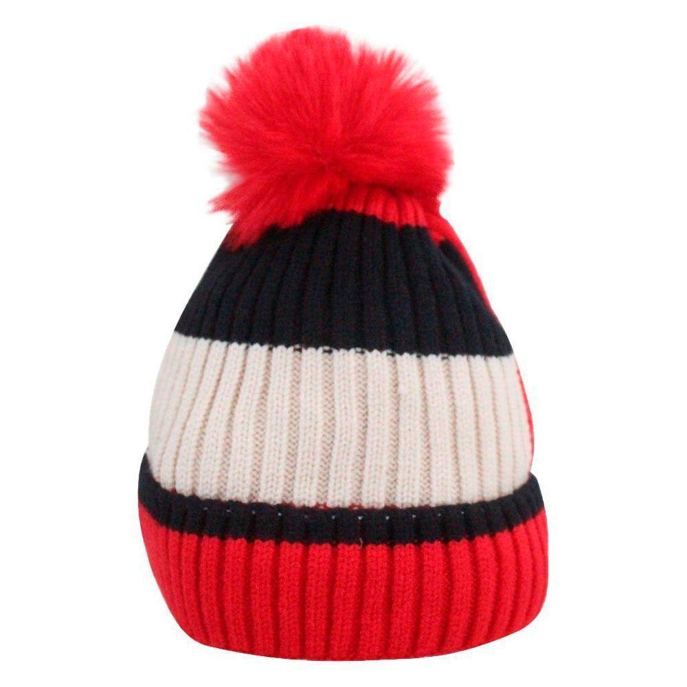 Touca Gorro Infantil Vermelha Ursinho Tamanho único - 6