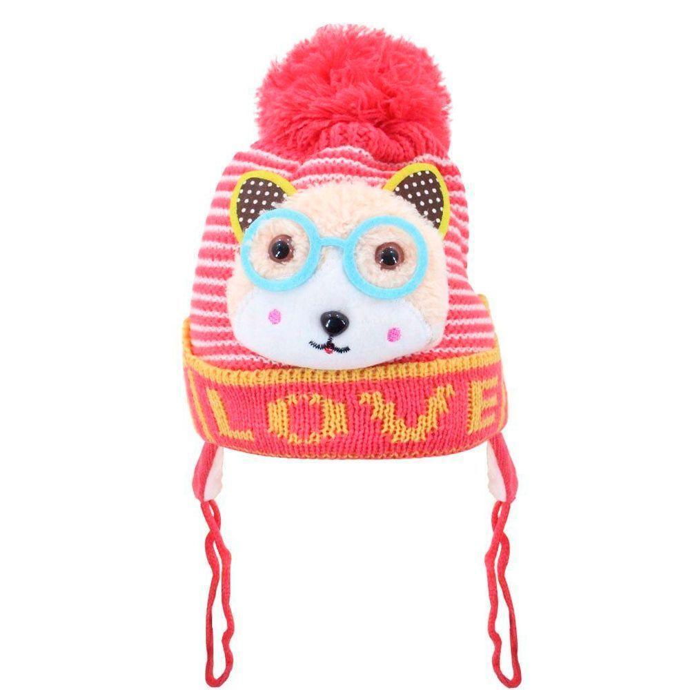 Touca Gorro Infantil Vermelha Gatinho Tamanho único - 1