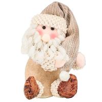 Decoração Enfeite Natal Tecido Papai Noel Natalino 19cm - 1