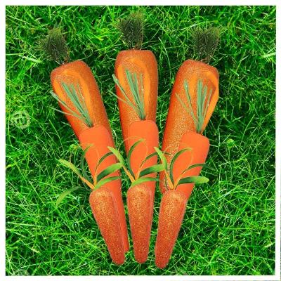 Enfeite Decorativo Páscoa 11 Cenouras Pendentes Isopor