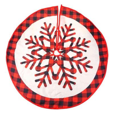 Saia Para árvore De Natal Temática Floco De Neve 90cm