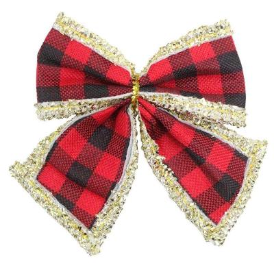 Kit 9 Peças Enfeite árvore Natal Laço Lacinho Vermelho 11cm
