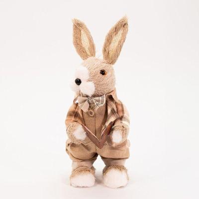 Coelho De Páscoa Decoração Enfeite Coelhinho Leitor 28cm
