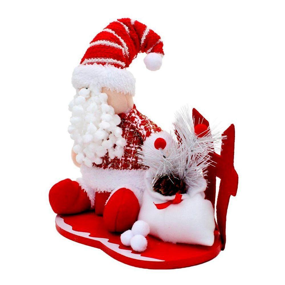 Boneco Natal Papai Noel Enfeite Tecido 39cm - 2