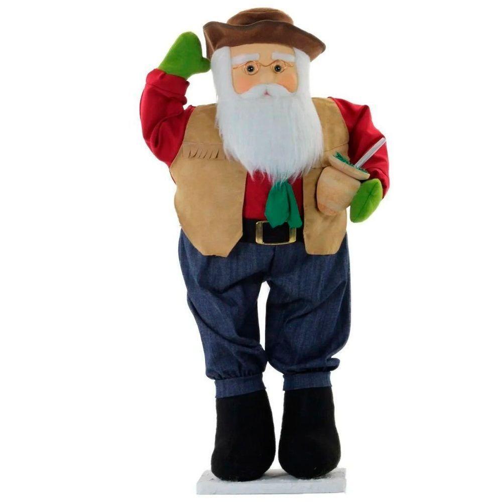 Boneco Natal Papai Noel Gaúcho Natalino 80cm - 1