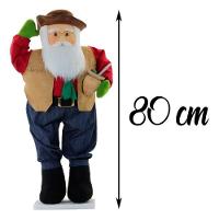 Boneco Natal Papai Noel Gaúcho Natalino 80cm - 2