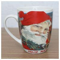 Caneca De Natal Papai Noel Feliz Natal Cerâmica 350ml - 2