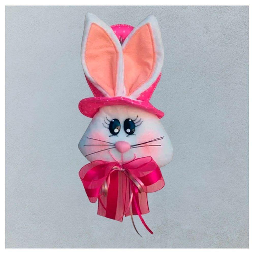 Enfeite Decorativo Coelho De Páscoa Para Trinco 23cm - 1