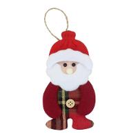 Enfeite árvore Natal Pendente Papai Noel 1 Peça 14cm - 1
