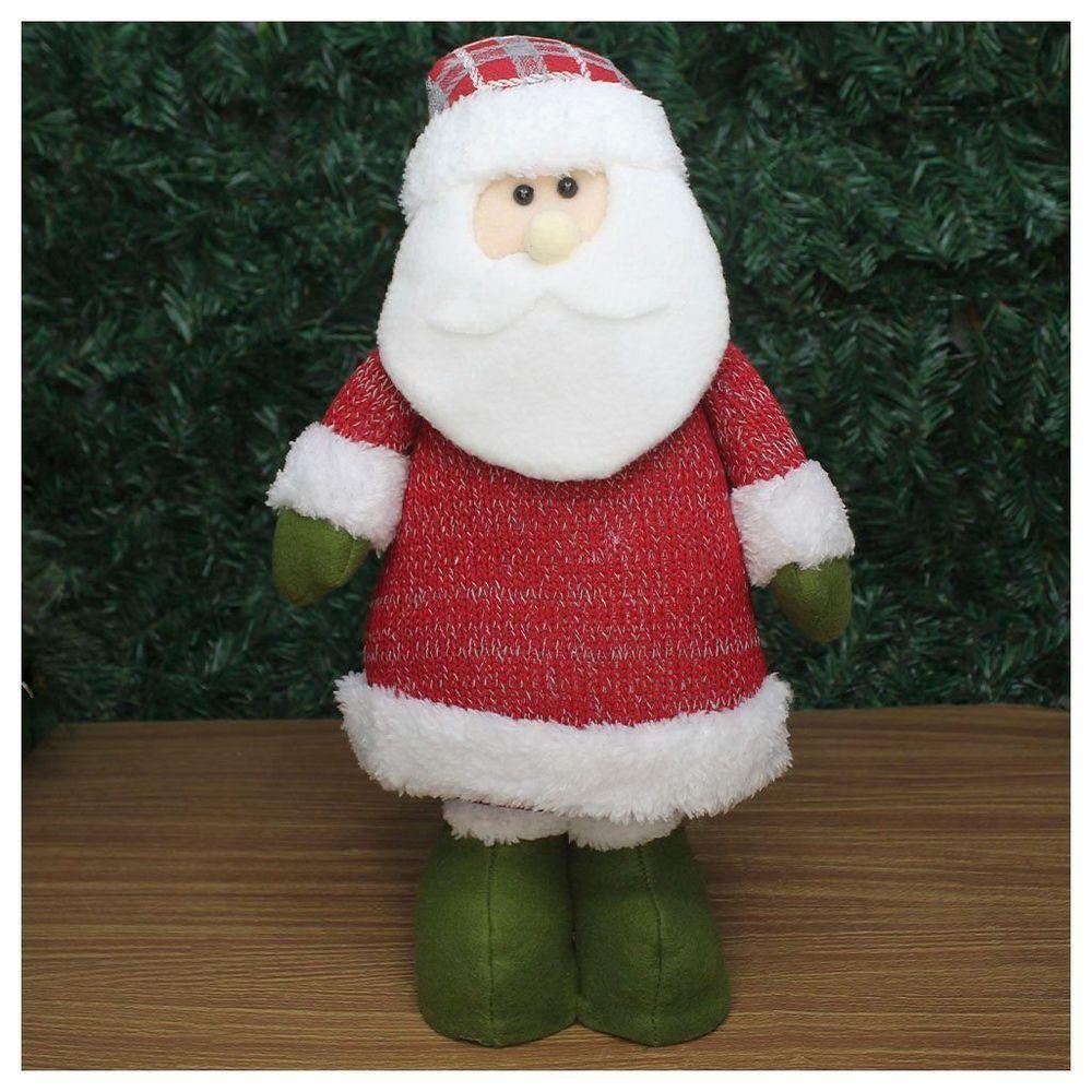 Boneco De Natal Papai Noel Em Tecido 42cm - 1