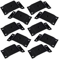 Kit 10 Chapinhas Inclinada 10º Pés Palito Rosca 5/16 Preto - 6