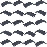 Kit 20 Chapinhas Inclinada 10º Pés Palito Rosca 5/16 Zincada - 7