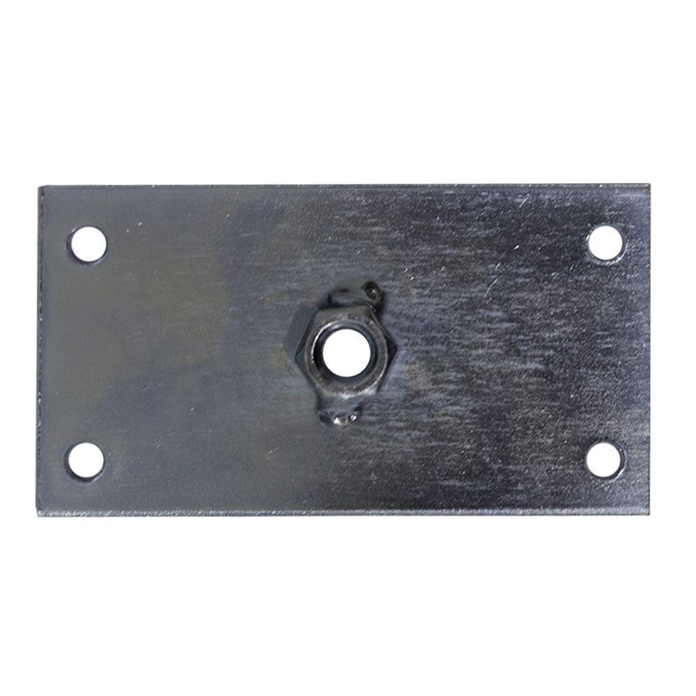 Kit 20 Chapinhas Reta Fixação Pés Palito Rosca 5/16 Zincada - 2