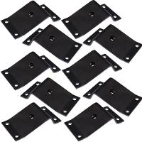 Kit 10 Chapinhas Inclinada 15º Pés Palito Rosca 5/16 Preto - 6