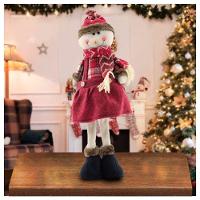 Boneco De Neve Decoração Natal Em Tecido 50cm - 1