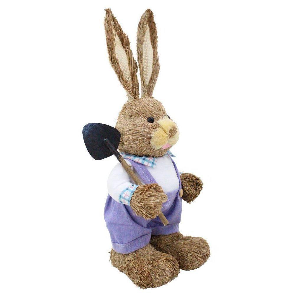 Coelho De Páscoa Decoração Enfeite Coelhinho 46cm - 4