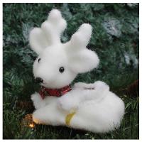 Kit 4 Bonecos De Natal Enfeite Natalino Rena Felpuda 20cm - 3