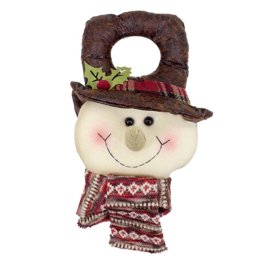 Trio Decoração Enfeite Natal Boneco Neve árvore De Natal - 4