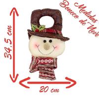 Trio Decoração Enfeite Natal Boneco Neve árvore De Natal - 2