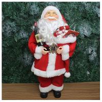 Boneco Natal Papai Noel Com Presente Sommelier 45cm - 1