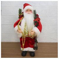 Boneco De Natal Papai Noel Tecido Lampião 30cm - 1