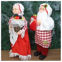 Dupla Boneco De Natal Mamãe E Papai Noel Feirantes - 2