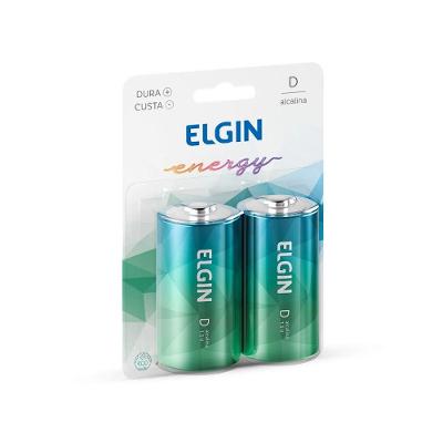 Pilha Alcalina Elgin Tipo-D Lr20 (Blister C/2) - 82157