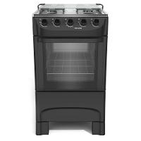 Fogão Mueller 4 Bocas Preto Fosco Acendimento Manual Mfi4ba - 1