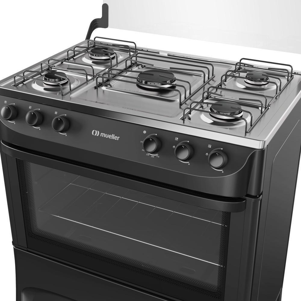 Fogão Mueller 5 Bocas Preto Fosco Acendimento Manual Mfi5ba - 3
