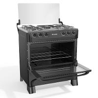 Fogão Mueller 5 Bocas Preto Fosco Acendimento Manual Mfi5ba