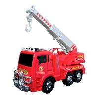 Brinquedo Caminhão Bombeiros Resgate Vermelho Com Luz E Sirene - 1