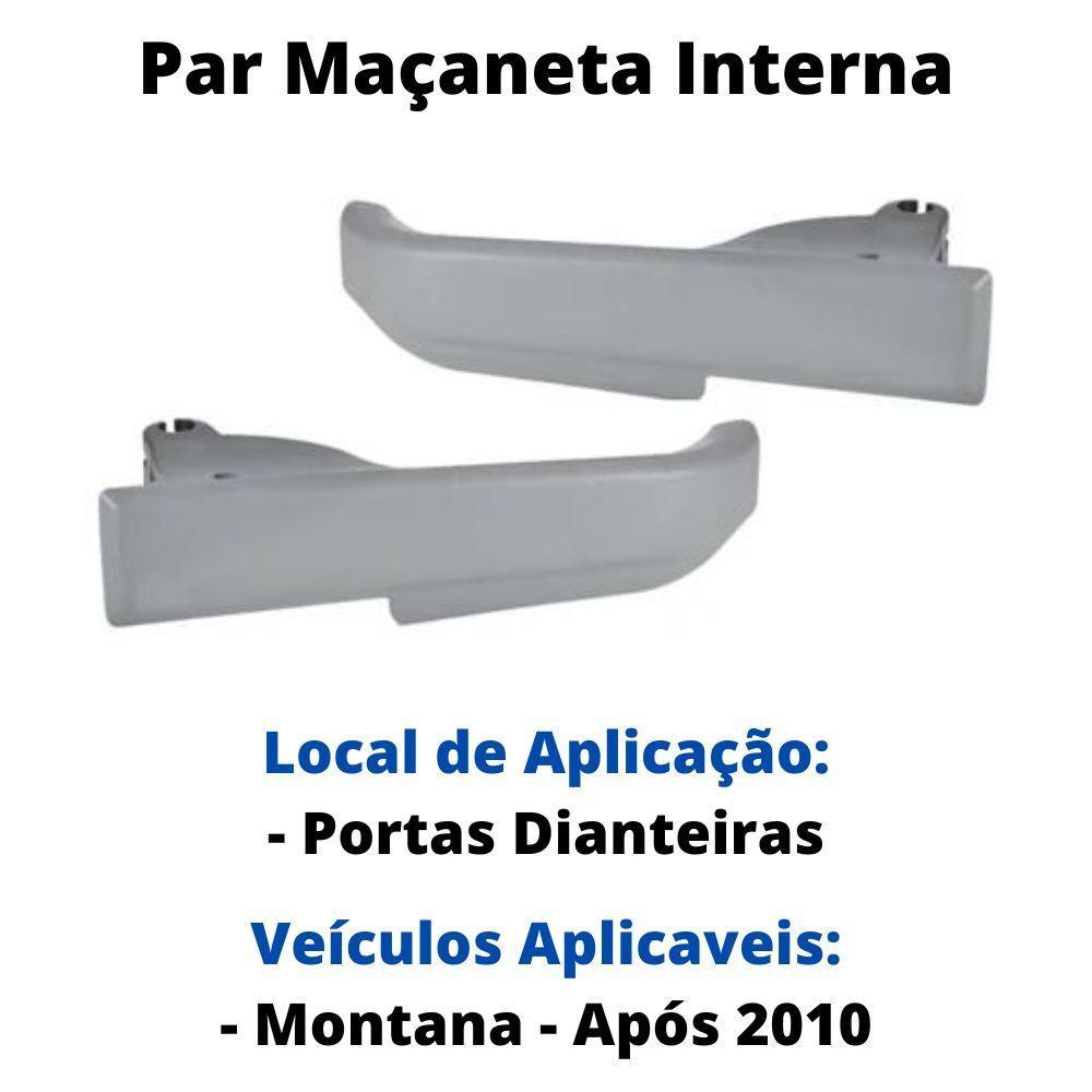 Kit 2 Macanetas Interna Porta Diant Tra Montana 2009 A 2014 - 2