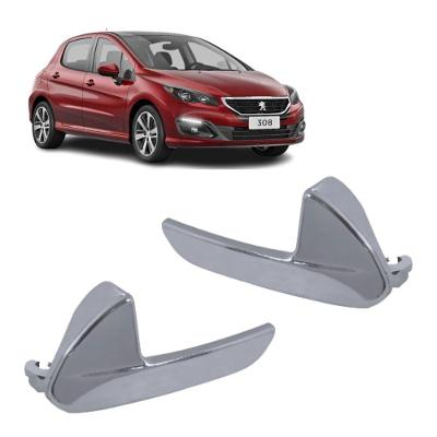 Par Maçaneta Interna Gatilho Dianteira Traseira Peugeot 308