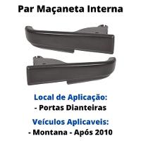 Par Maçanetas Gatilho Interno Preto Montana Após 2010 - 4