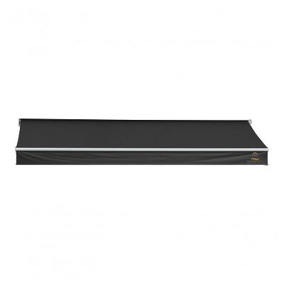 Toldo Articulado Flex - Pvc - 3,00M Preto Projeção 1,50
