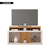 Bancada Rack Para Tv Até 55 Polegadas Marrom Frost Caemmun - 8