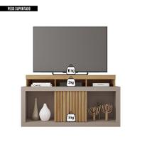 Bancada Rack Para Tv Até 55 Polegadas Frost Marrom Caemmun - 5