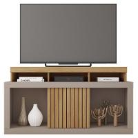 Bancada Rack Para Tv Até 55 Polegadas Frost Marrom Caemmun - 6