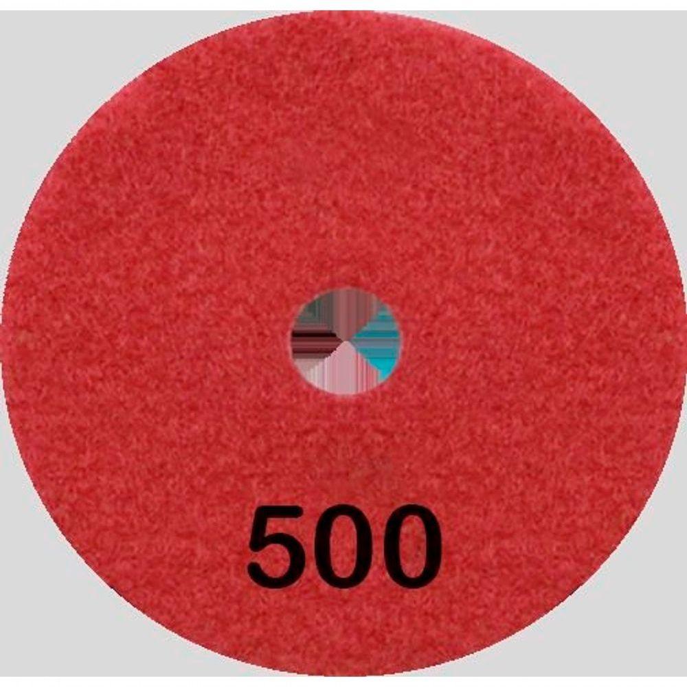 Kit 4 Disco Lixa Polimento A Seco Mármore 10 Cm Grão 500 - 2