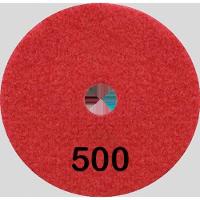 Kit 4 Disco Lixa Polimento A Seco Mármore 10 Cm Grão 500 - 2