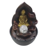 Fonte De água Decorativa Budag 3 Quedas Cascata Luz De Led Bivolt - 1